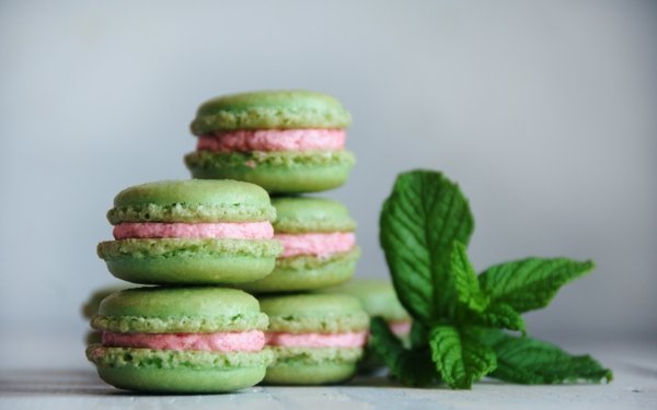 Food Macaron Sweets Mint HD Wallpaper | Background Image