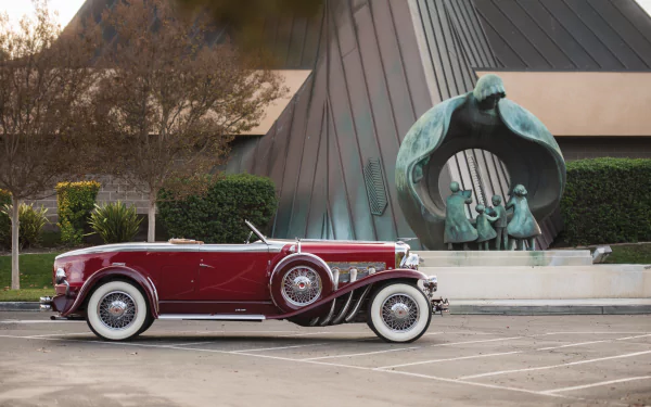  1929 Duesenberg Model J Disappearing Top Torpedo Convertible Coupe