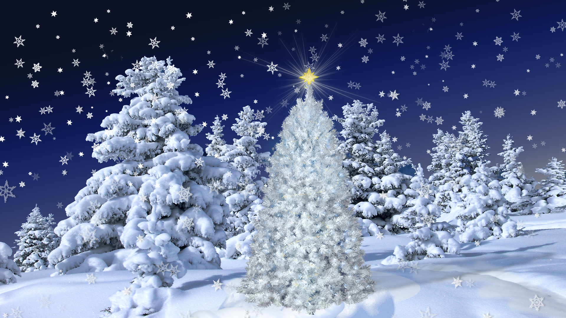 "White Christmas" HD Wallpaper | Background Image | 1920x1080