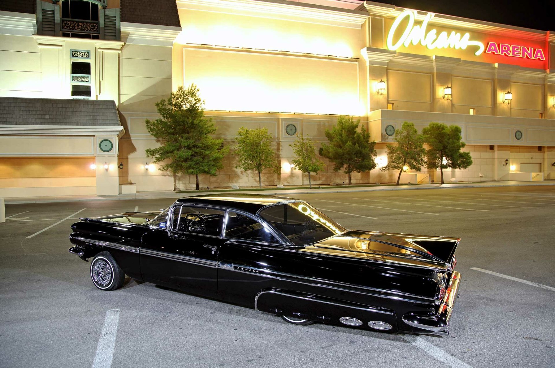 Download Muscle Car Lowrider 1959 Chevrolet Impala Vehicle Chevrolet Impala HD Wallpaper