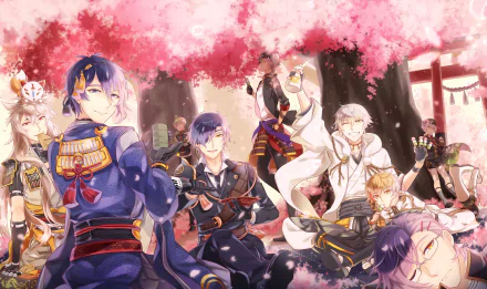 Anime Touken Ranbu HD Desktop Wallpaper | Background Image