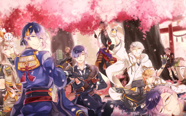 Anime Touken Ranbu HD Desktop Wallpaper | Background Image