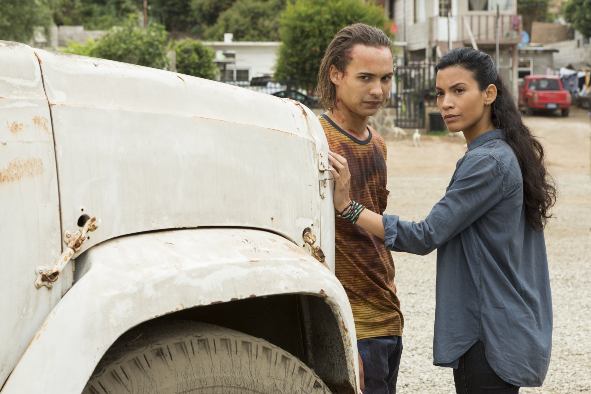 Download Frank Dillane Nick Clark TV Show Fear The Walking Dead 4k Ultra HD Wallpaper