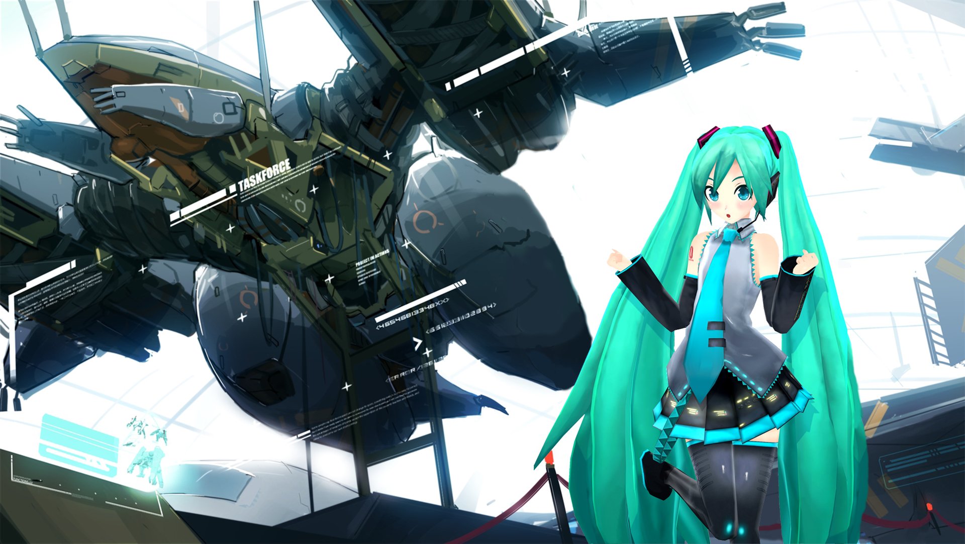 Download Hatsune Miku Anime Vocaloid Hd Wallpaper By Assassinwarrior