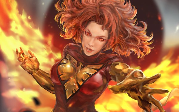 Comics Jean Grey X-Men Phoenix Dark Phoenix Mutant HD Wallpaper | Background Image