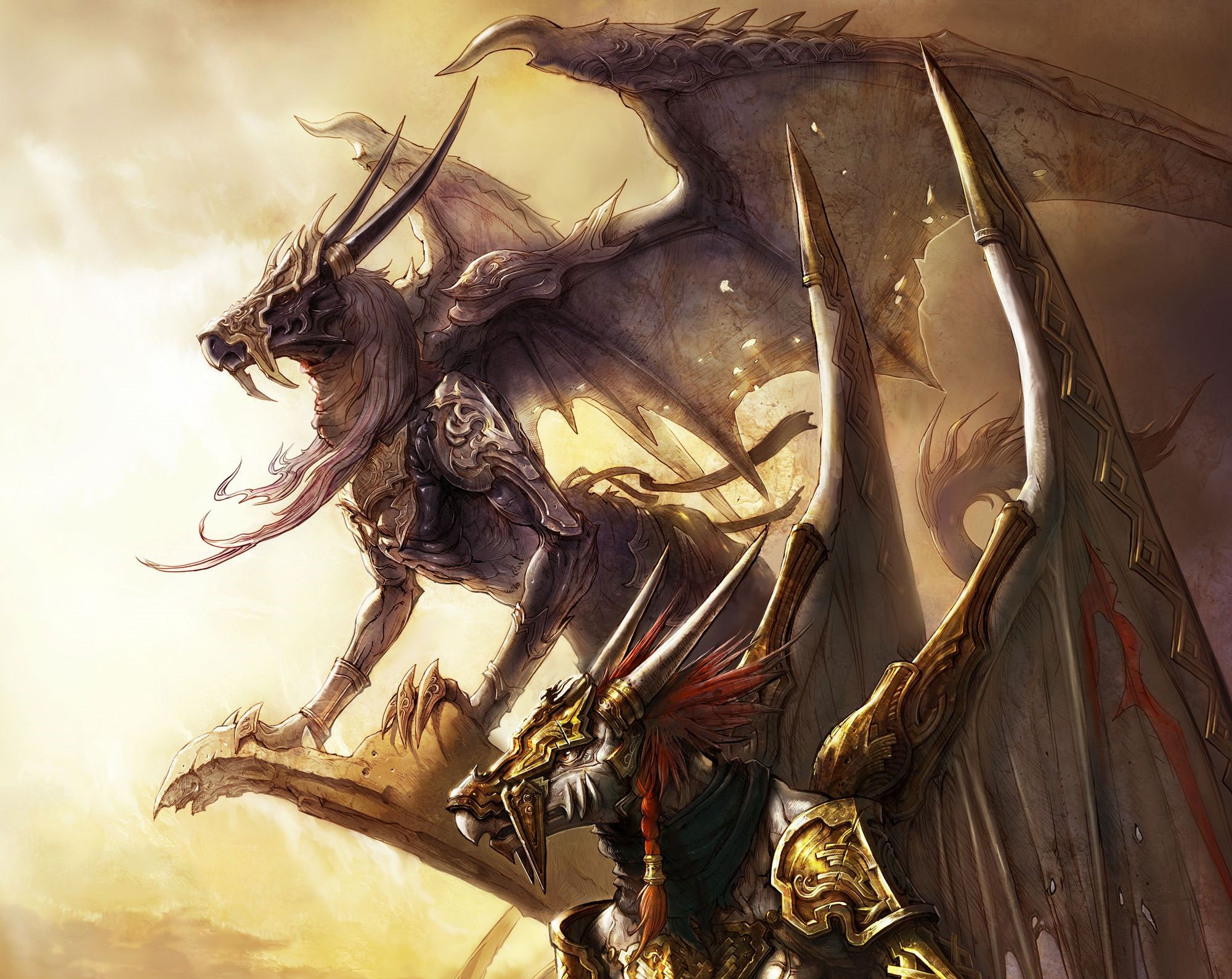 Video Game Blood Of Bahamut HD Wallpaper | Background Image