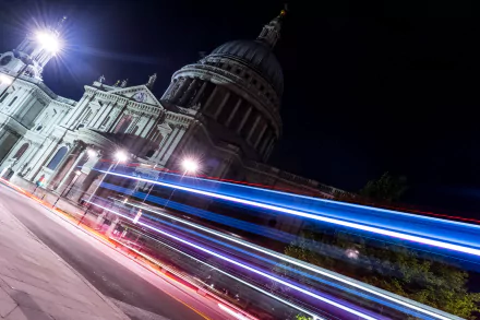 light time lapse building dome night Washington Capitol Building man made United States Capitol HD Desktop Wallpaper | Background Image