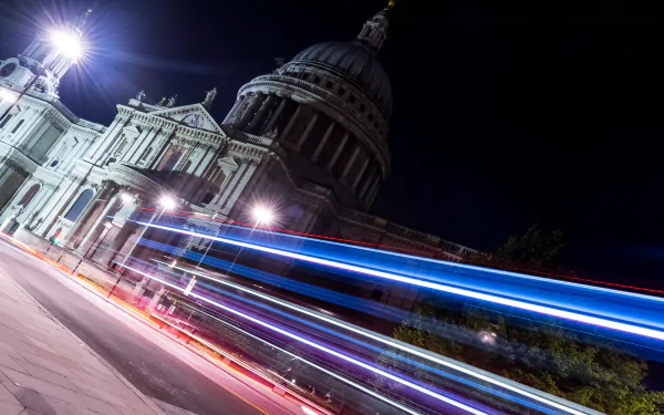 light time lapse building dome night Washington Capitol Building man made United States Capitol HD Desktop Wallpaper | Background Image