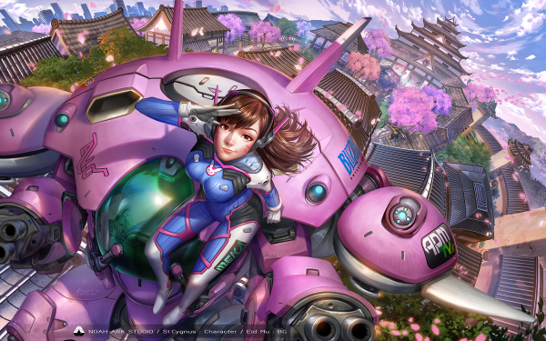 Video Game Overwatch D.Va HD Wallpaper | Background Image