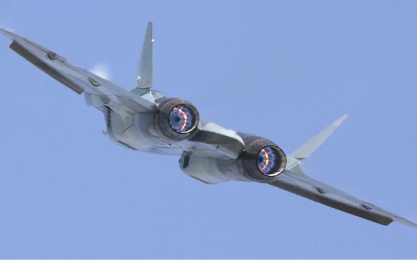 warplane aircraft jet fighter military Sukhoi Su-57 HD Desktop Wallpaper | Background Image