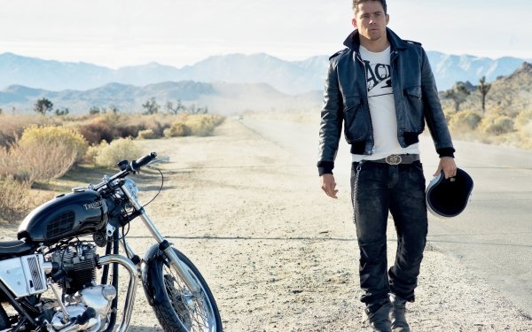 Celebrity Channing Tatum Actors United States Actor American Motorcycle Triumph HD Wallpaper | Background Image