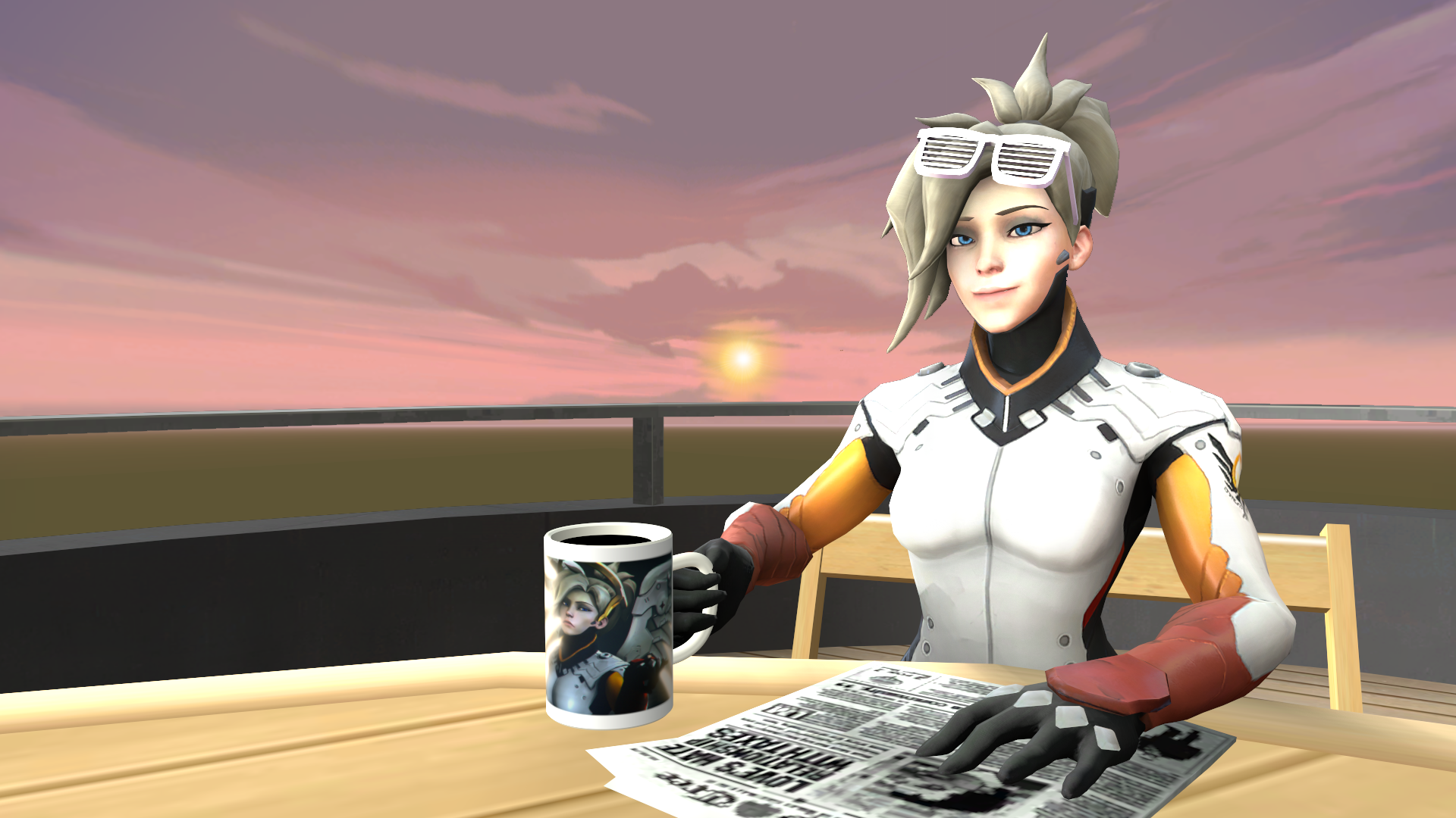 Download Mercy (Overwatch) Video Game Overwatch HD Wallpaper by Snoopsahoy