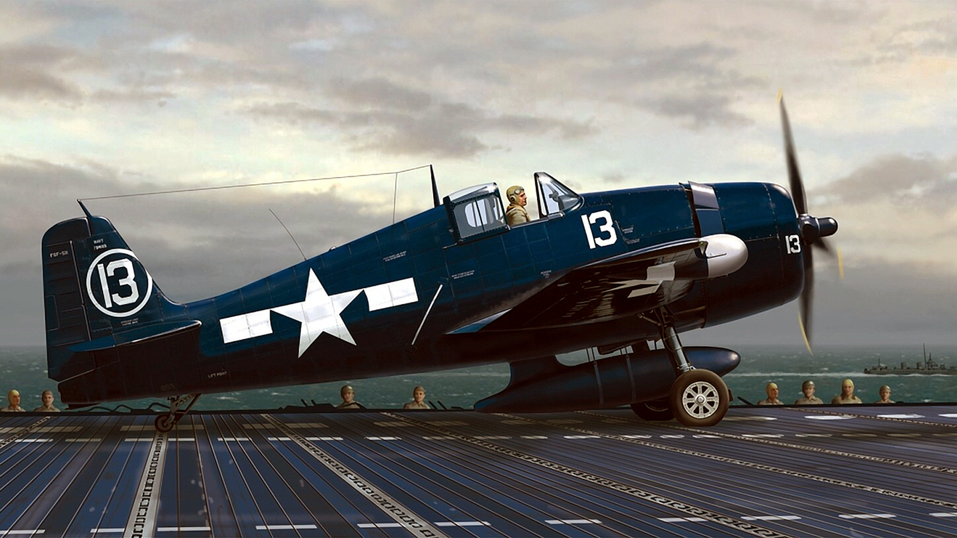 Grumman F6f Hellcat Wallpaper