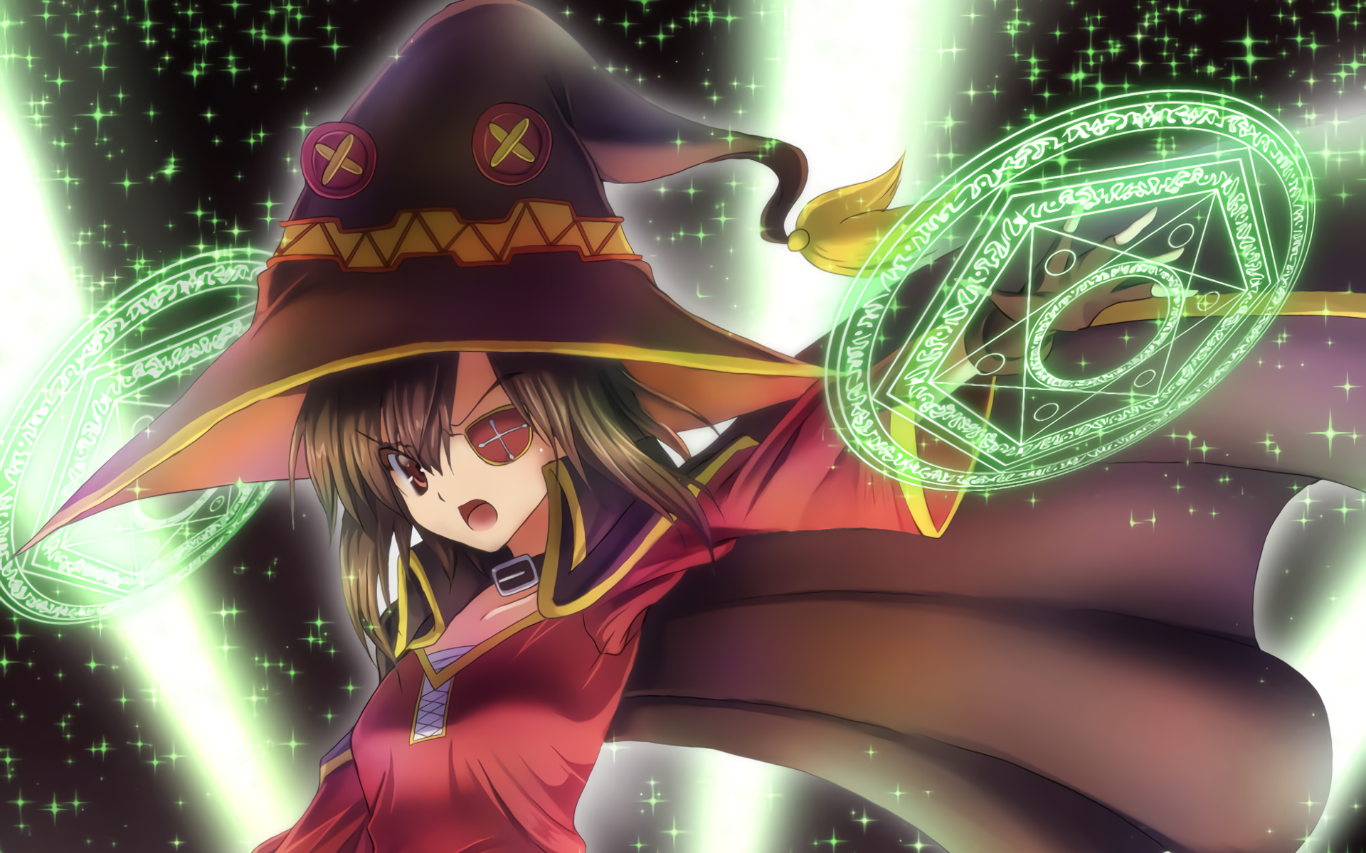 Megumin's Magical Power | KonoSuba HD Wallpaper