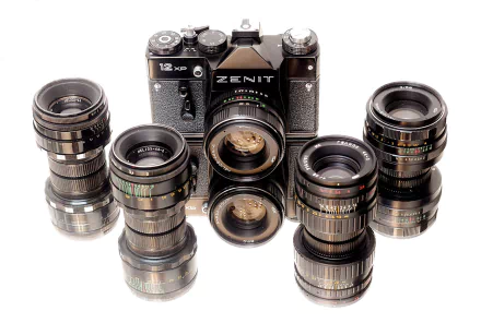 Zenit (Brand) lens man made camera HD Desktop Wallpaper | Background Image