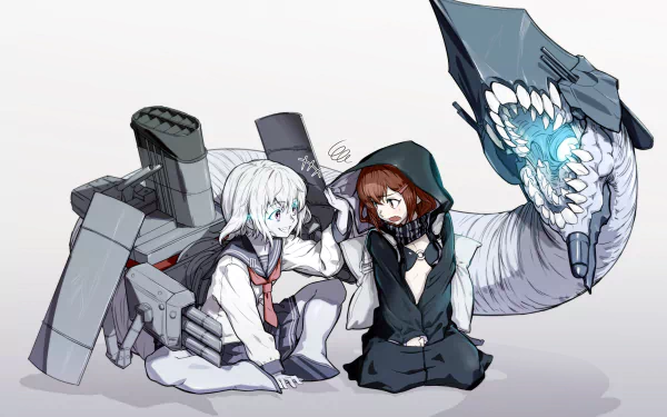 Battleship Re-Class Anime Kantai Collection HD Desktop Wallpaper | Background Image