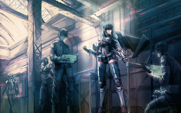 Anime Sci Fi Sci Fi Anime HD Desktop Wallpaper | Background Image