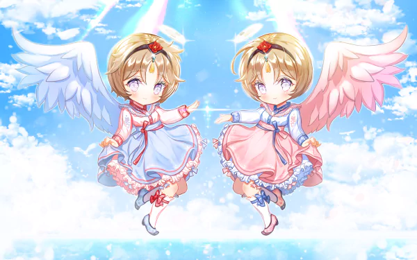 Minael (Magical Girl Raising Project) Yunael (Magical Girl Raising Project) Anime Magical Girl Raising Project HD Desktop Wallpaper | Background Image