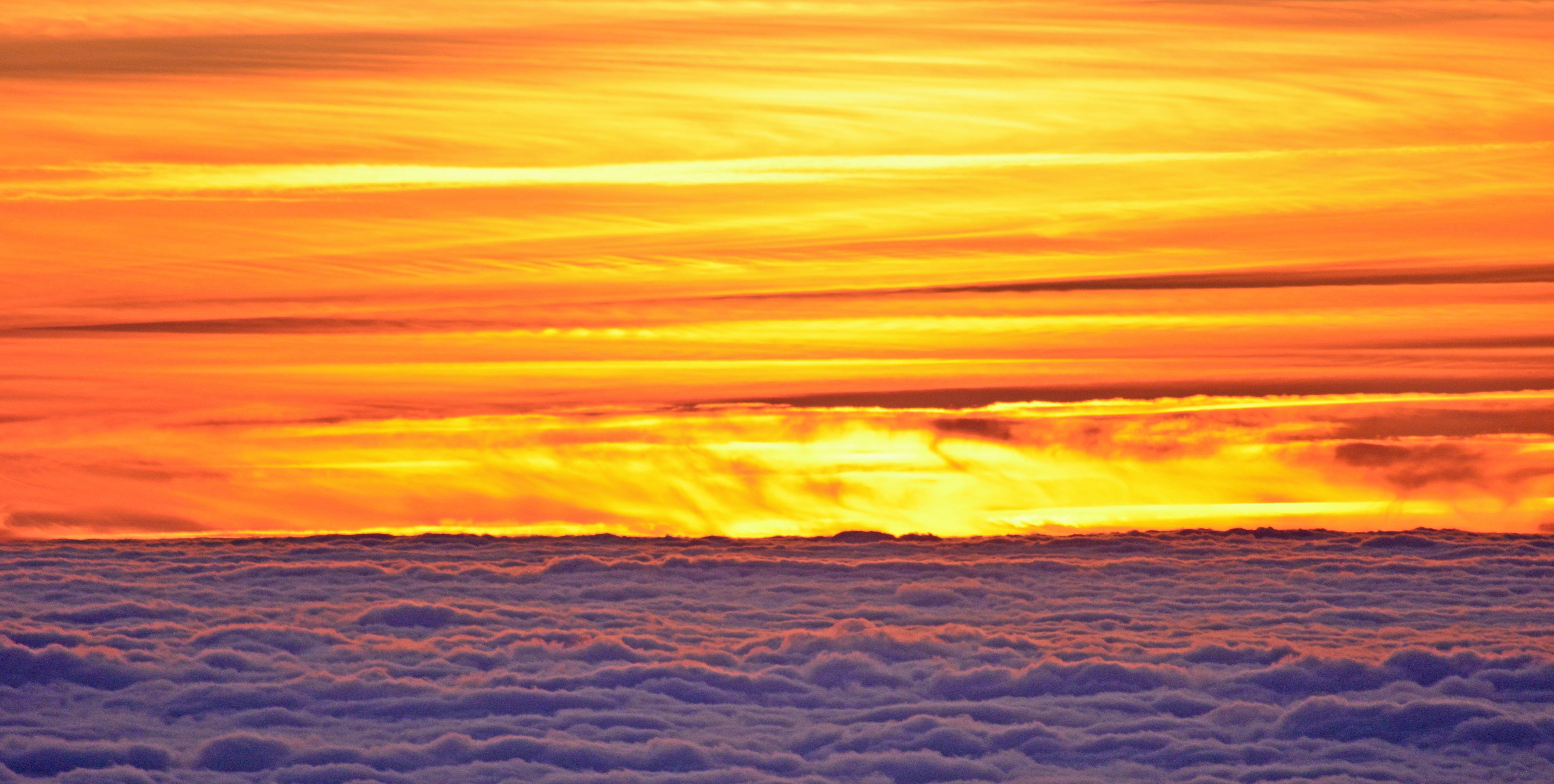 Download Horizon Sunrise Cloud Nature Sky 4k Ultra HD Wallpaper
