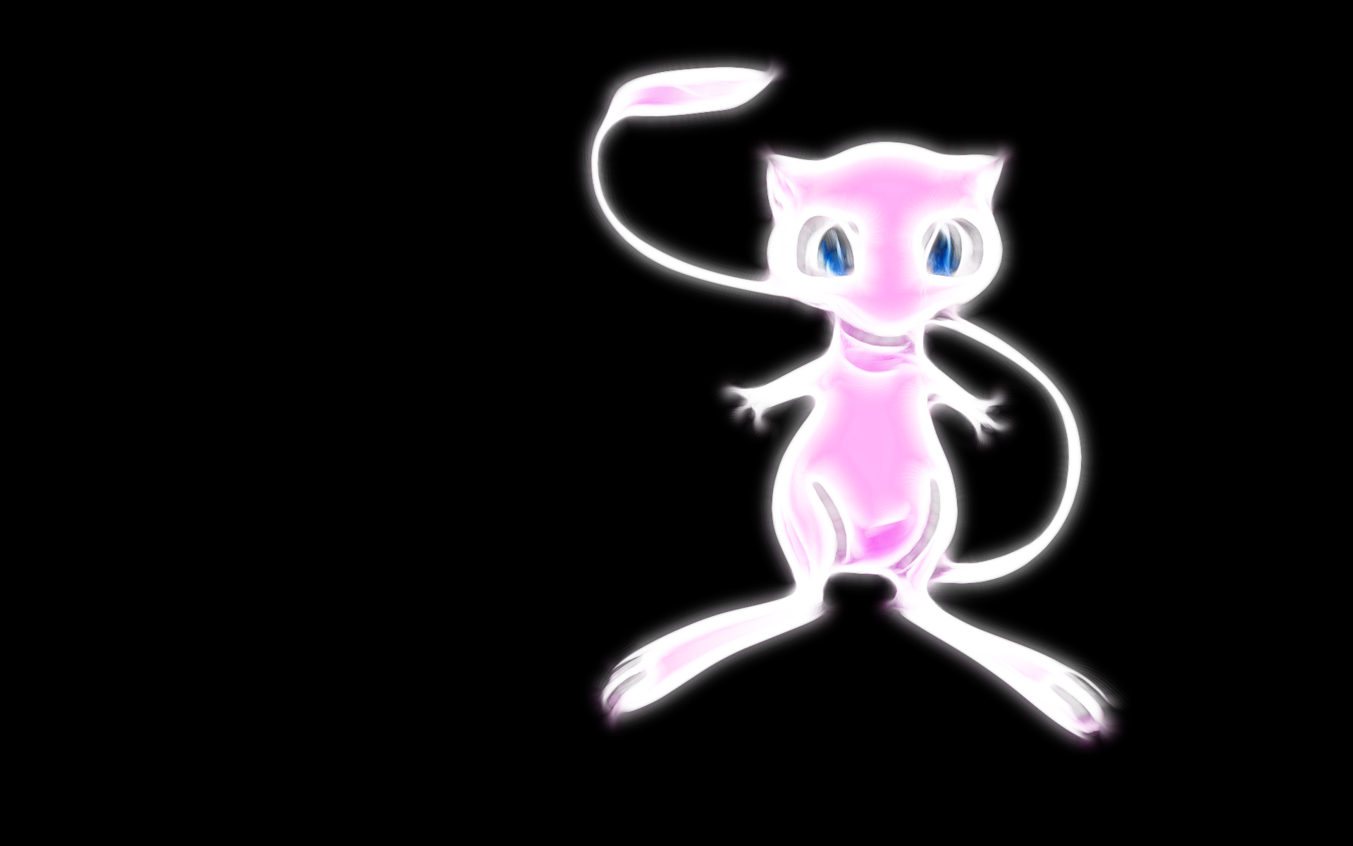 Mew, a cute and legendary Pokémon in high-definition desktop wallpaper.