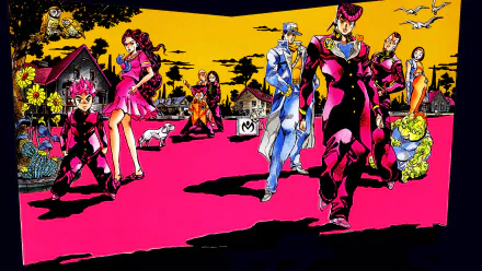 Anime Jojo's Bizarre Adventure HD Desktop Wallpaper | Background Image