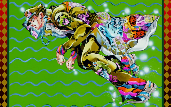 Star Platinum (Jojo's Bizarre Adventure) Jotaro Kujo Anime Jojo's Bizarre Adventure HD Desktop Wallpaper | Background Image