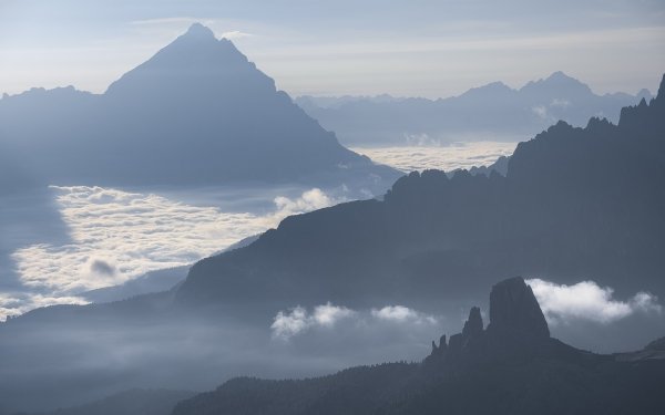 Earth Landscape Mountain Cloud HD Wallpaper | Background Image