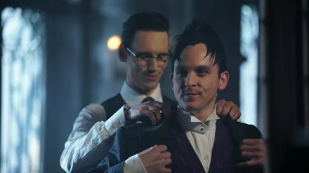 Gotham (TV Show) Edward Nygma Oswald Cobblepot Cory Michael Smith Robin Lord Taylor TV Show gotham HD Desktop Wallpaper | Background Image
