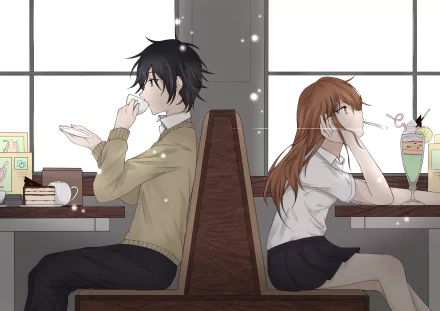 Hori Kyouko Anime Hori-san To Miyamura-kun Izumi Miyamura HD Desktop Wallpaper | Background Image