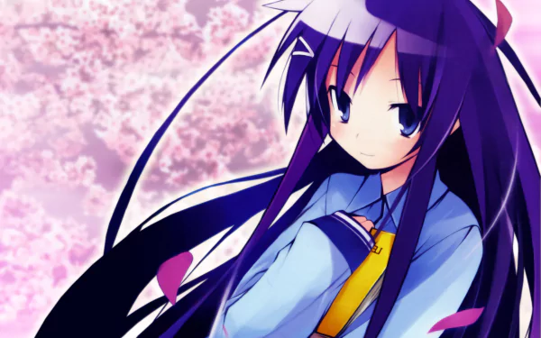 Anime Hanbun no Tsuki ga Noboru Sora HD Desktop Wallpaper | Background Image