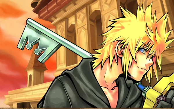 Keyblade Kingdom Hearts II Roxas (Kingdom Hearts) video game Kingdom Hearts HD Desktop Wallpaper | Background Image