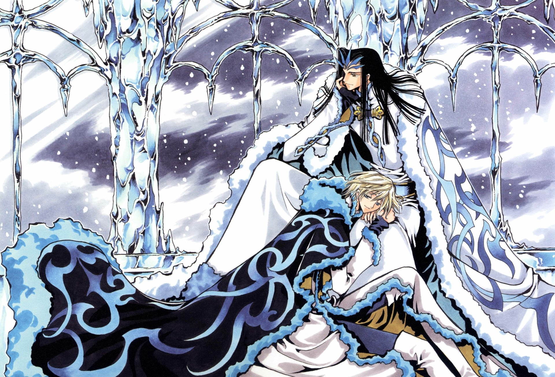 Tsubasa: Reservoir Chronicle — Icy Thrones (5K Ultra HD Anime Wallpaper) by  clamp, image size:1920x1306