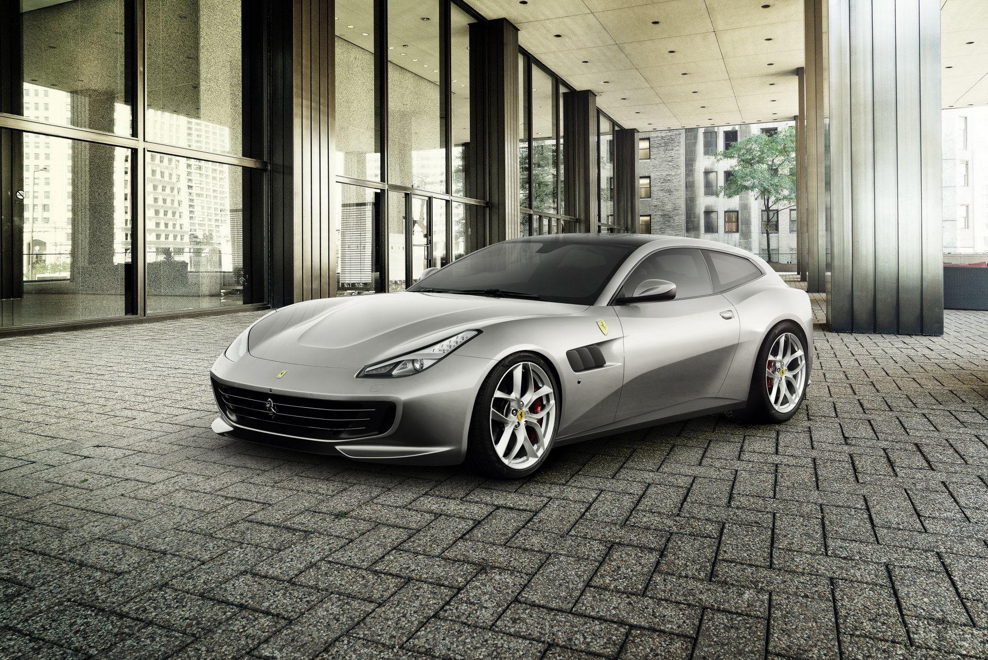 Download Ferrari GTC4Lusso T Vehicle Ferrari GTC4Lusso 4k Ultra HD Wallpaper