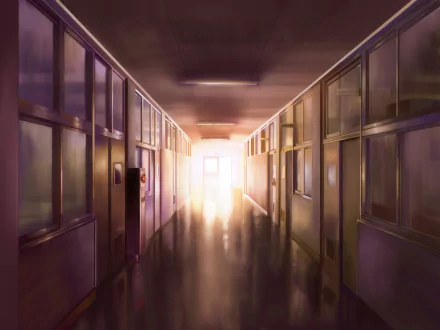 hallway Anime room anime room HD Desktop Wallpaper | Background Image