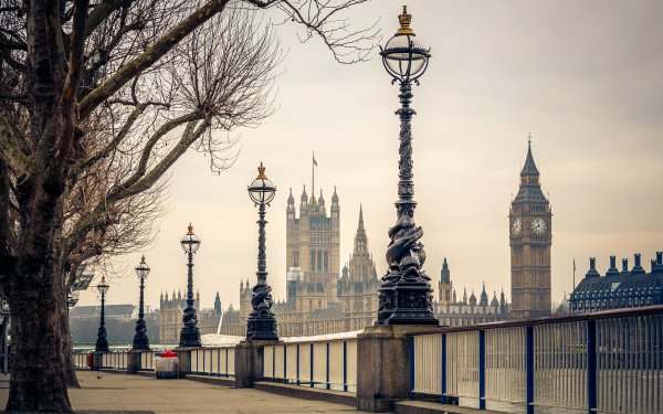 Man Made Palace Of Westminster Palaces United Kingdom Lamp Post London Big Ben Monument HD Wallpaper | Background Image