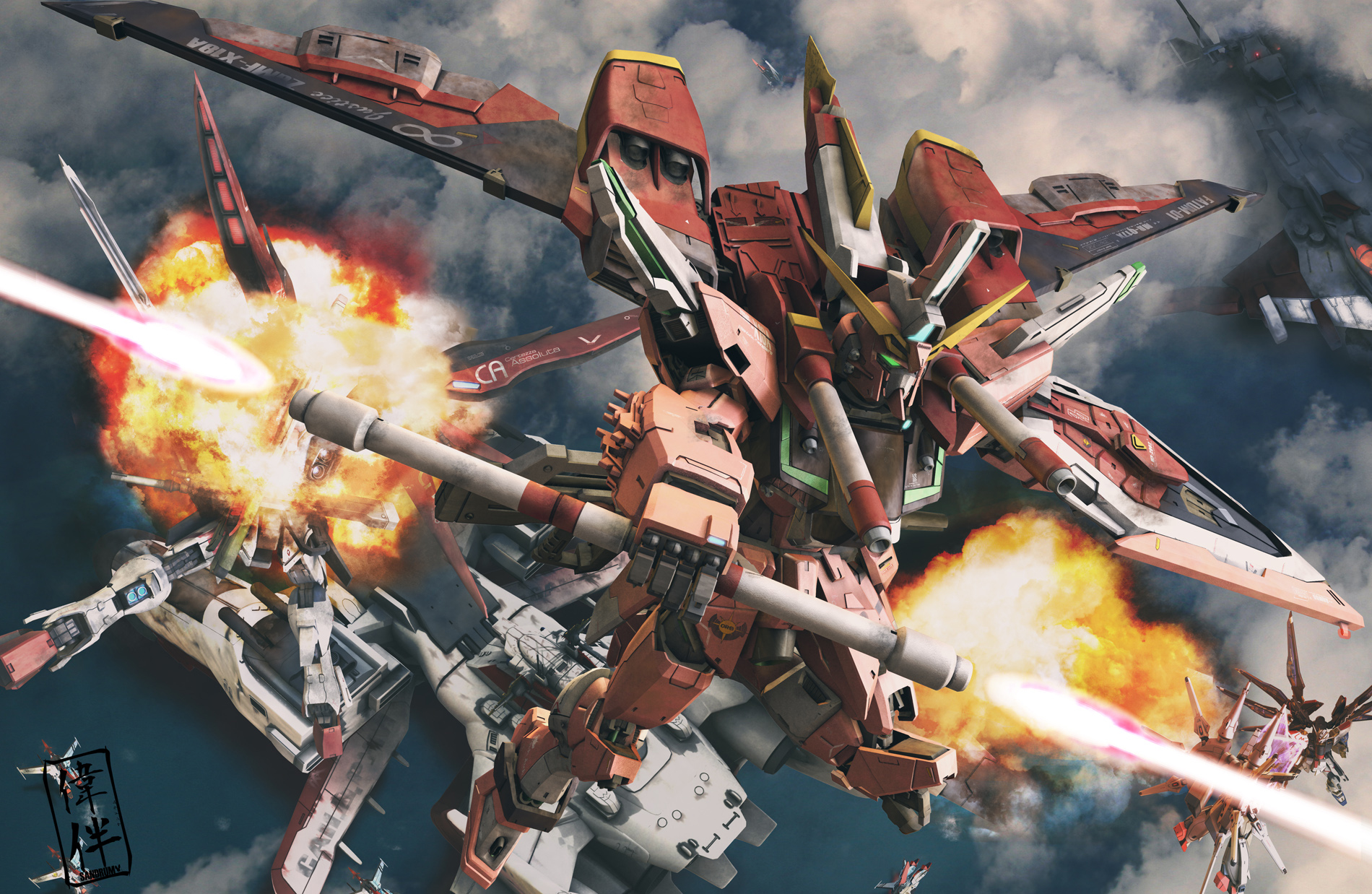 Mobile Suit Gundam Seed HD desktop wallpaper