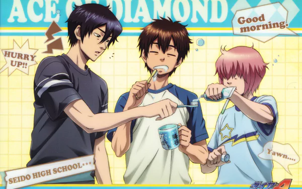 Anime Ace of Diamond HD Desktop Wallpaper | Background Image