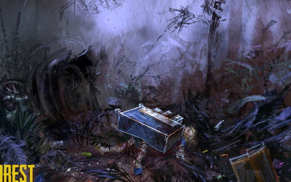 video game The Forest HD Desktop Wallpaper | Background Image