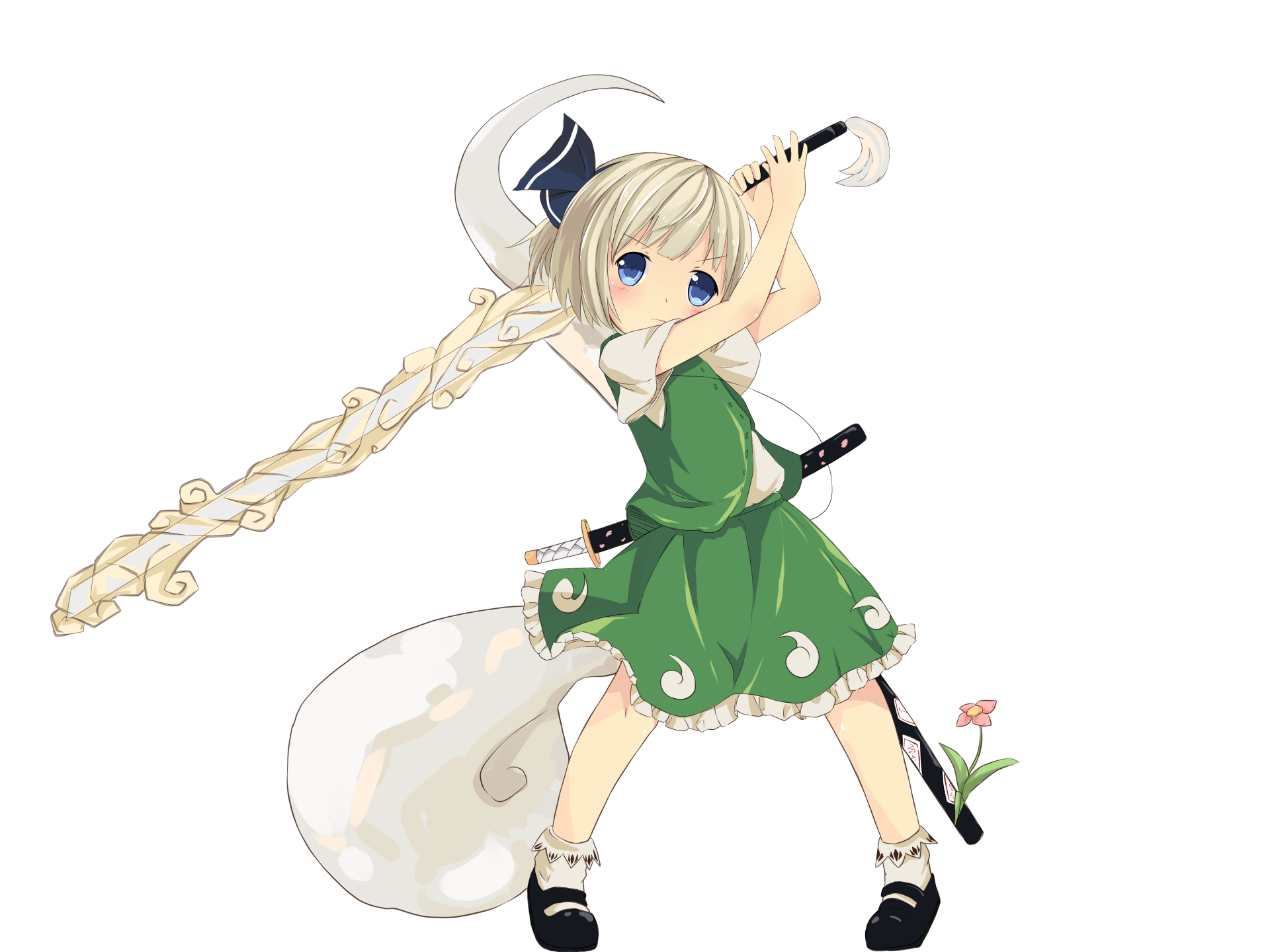 Download Youmu Konpaku Anime Touhou 4k Ultra HD Wallpaper