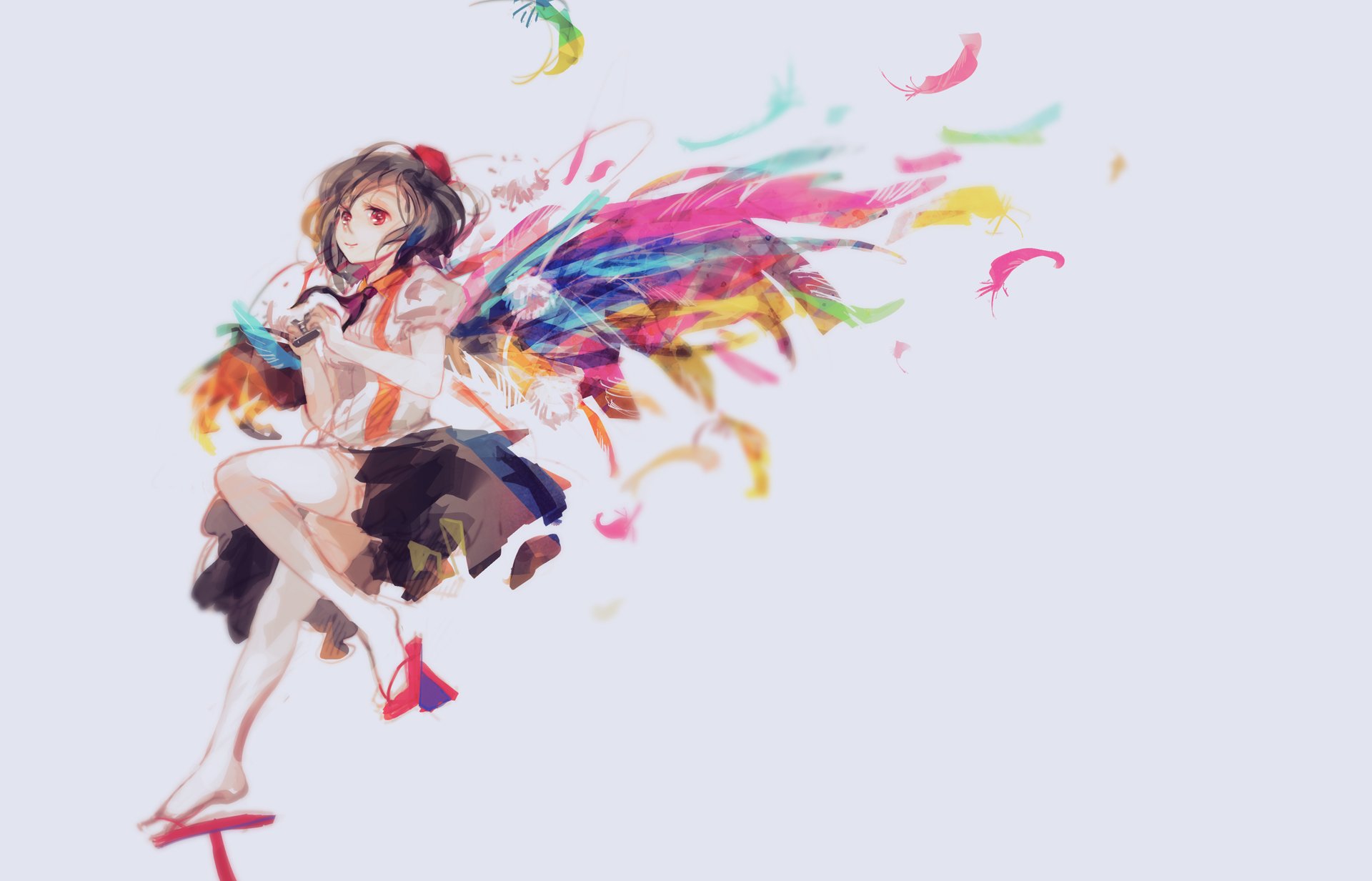 Download Aya Shameimaru Anime Touhou HD Wallpaper