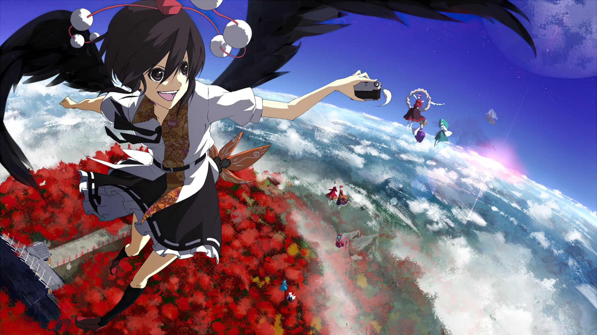 Download Minoriko Aki Suwako Moriya Sanae Kochiya Kanako Yasaka Hina