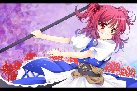 Komachi Onozuka Anime Touhou HD Desktop Wallpaper | Background Image