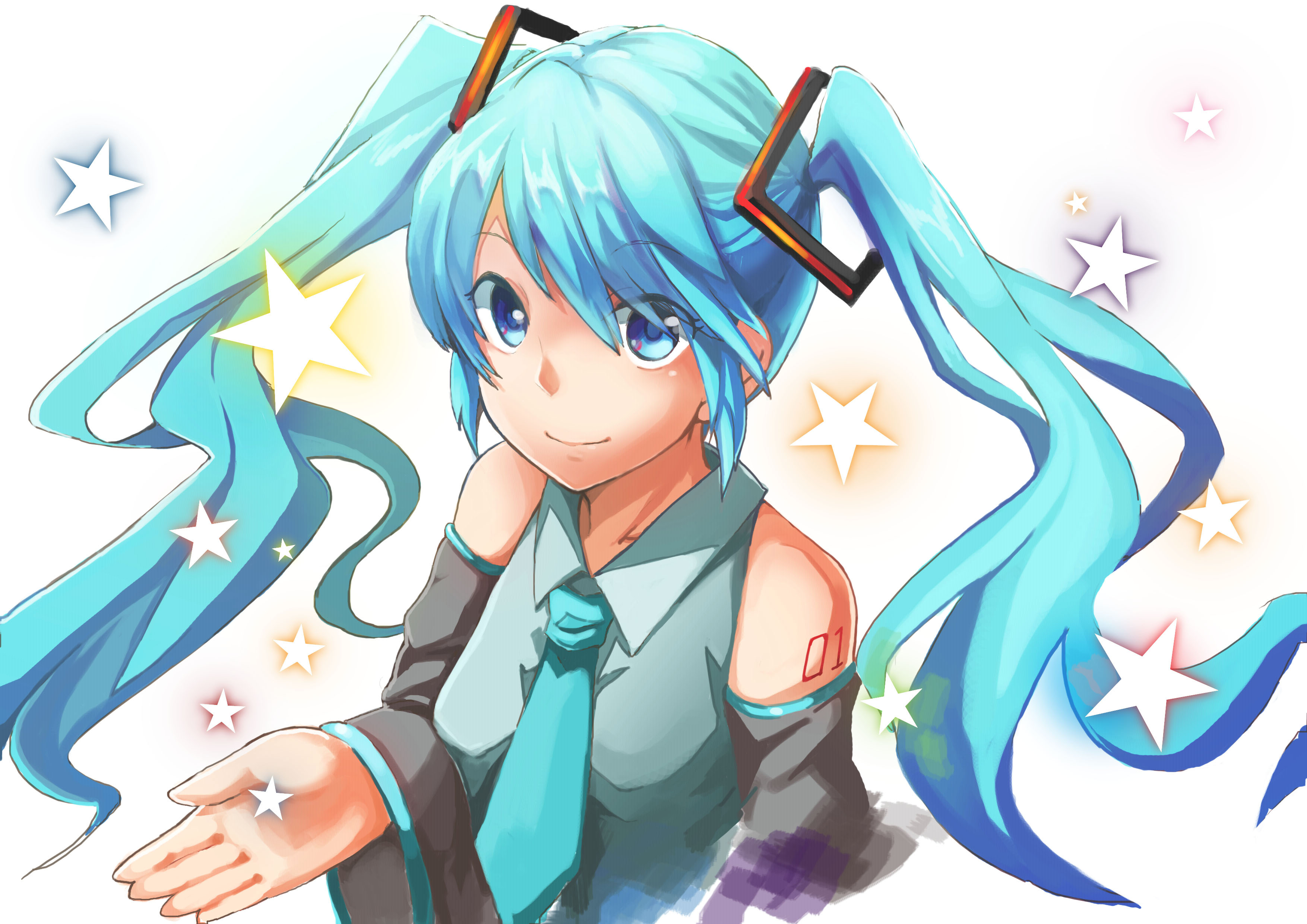 Download Hatsune Miku Anime Vocaloid Hd Wallpaper