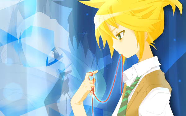 Len Kagamine Anime Vocaloid HD Desktop Wallpaper | Background Image