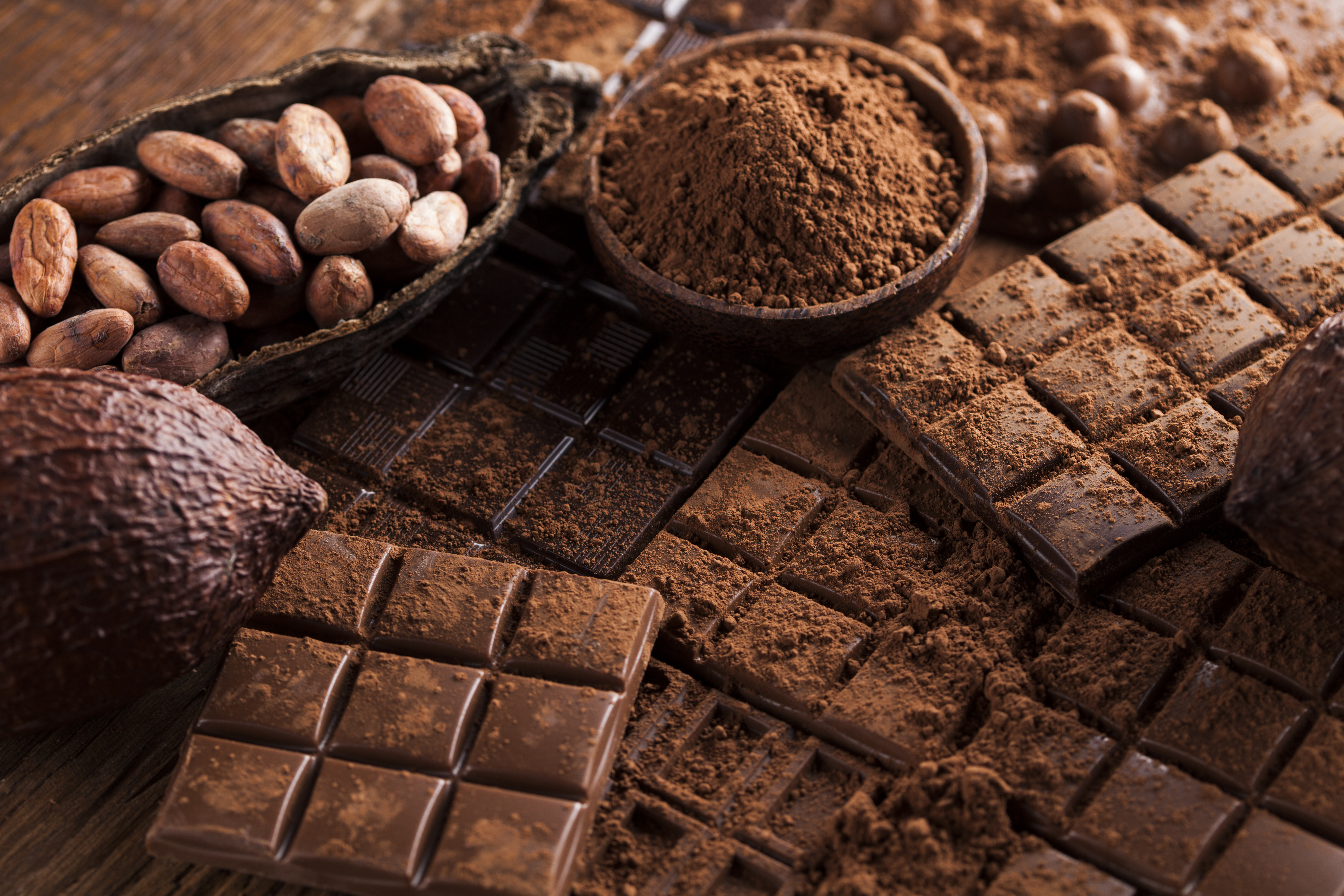Flat Chocolate Background