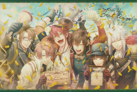 Saint-Germain (Code: Realize) Impey Barbicane Victor Frankenstein Arsène Lupin (Code: Realize) Cardia (Code: Realize) Abraham Van Helsing video game Code: Realize HD Desktop Wallpaper | Background Image