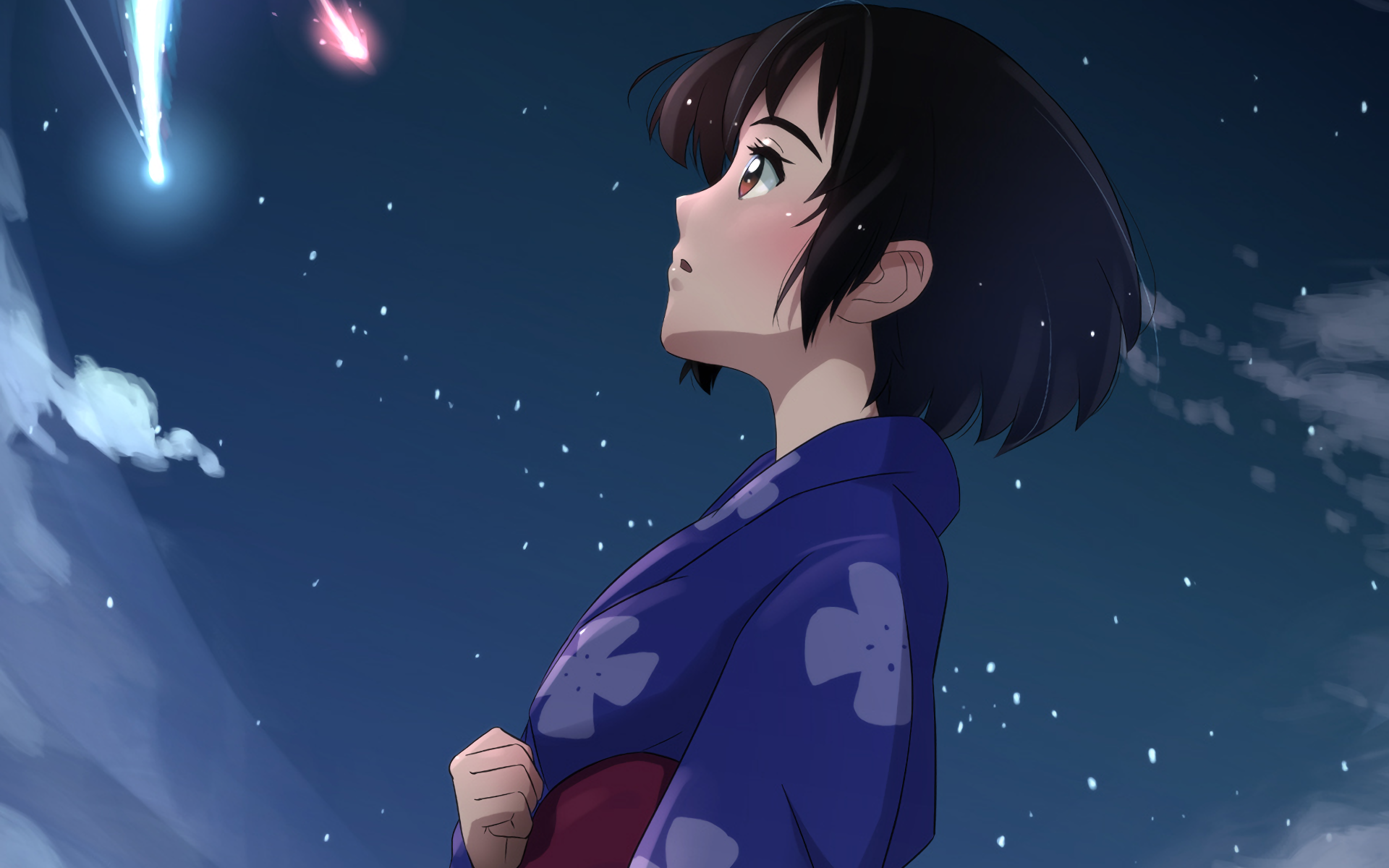 Download Your Name. Mitsuha Miyamizu Anime HD Wallpaper