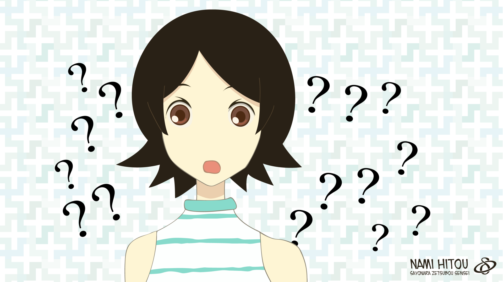 Download Nami Hitou Anime Sayonara Zetsubou-Sensei HD Wallpaper