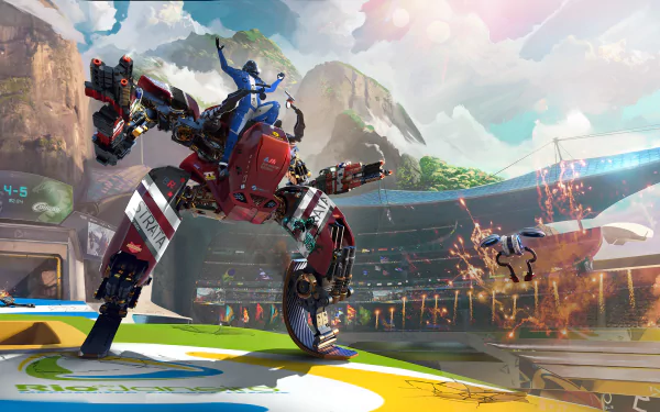 video game RIGS Mechanized Combat League HD Desktop Wallpaper | Background Image