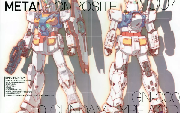 Anime Mobile Suit Gundam 00 HD Desktop Wallpaper | Background Image